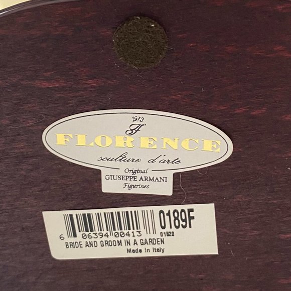 Limited Edition Giuseppe Armani "Garden Wedding" Porcelain Figurine Italy - Picture 7 of 9